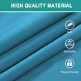 thumbnail image 2 of RUseeN Blackout Door Curtains - Self Sticky Window Door Shades Thermal Insulated Light Block French Door Curtain Energy Efficient Door Blind, W 26 x L 40 inches, Teal, 1 Panel, 2 of 6