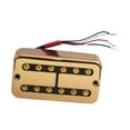 thumbnail image 2 of TISHITA Ramasse-Pont de Guitare Électrique à Double Bobines 6 Cordes Ramasse-Pont Humbucking Or 52 mm, 2 of 8