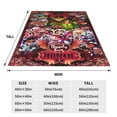 thumbnail image 3 of Hazbin Hotel Blanket Super Soft Cozy Throw Blanket Fuzzy Comfy Flannel Blanket Warm Plush Blankets For Couch, Sofa, Bed 40"X30", 3 of 6