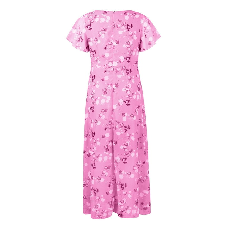hot pink and blue dress Cookie Monster Hot Pink & Blue Birthday Dress – Lil Bug Clothing main image 1