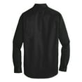 thumbnail image 6 of Mens SuperPro Twill Versatile Cotton/Polyester Shirt Black X-Small, 6 of 6