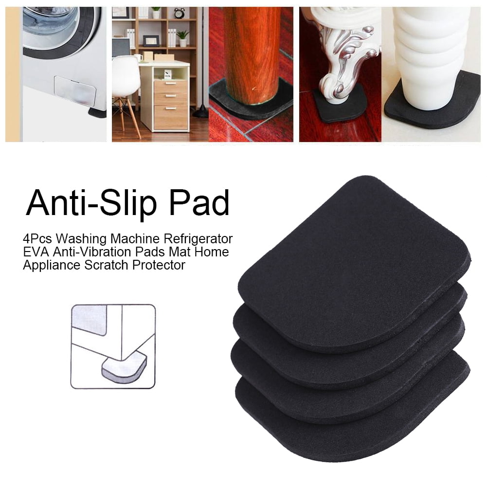 TOPINCN 4Pcs Washing Machine Refrigerator EVA AntiVibration Pads Mat