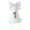 White bow 1, variant on Stylish Baby Birthday Hat Headgear Lovely Bowknot Charm Feature Soft Fabric for Ages 1 Year Kids
