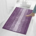 thumbnail image 4 of Absorbent Bathroom Rug, Non-slip Door Mat, Water-absorption Foot Mat for Bathroom Shower and Toilet, Home Floor Carpet, Purple, by FAJHHA, 4 of 8