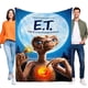 thumbnail image 1 of E.T., el Extraterrestre anti-pilling, suave, ligera, esponjosa y acogedora de lujo para hogar y cocina – Perfecta para niños y adultos, 100 x 150 cm, 1 of 6