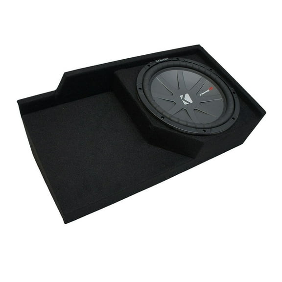 88-98 GMC Sierra Ext Cab Truck Kicker CompR CWR12 Single 12" Sub Box Final 2 Ohm