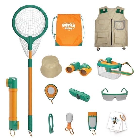 Bug Catching Kit Insect Traps Kit with Magnifier Glass for Kids Ages 3-12 Outdoor Explore Gifts