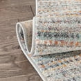thumbnail image 6 of Well Woven Rodeo Collins Distressed Abstract Stripes Gray 5'3" x 7'3" Area Rug, 6 of 8