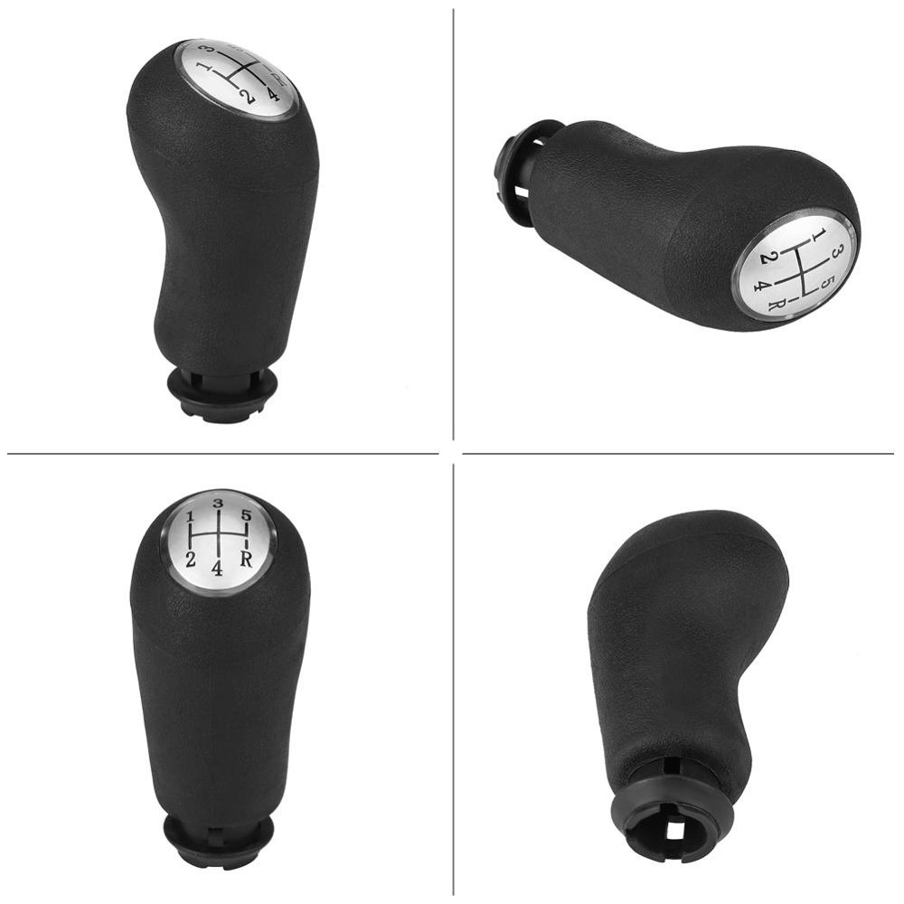 HERCHR Car Auto 5 Speed Gear Stick Shift Knob Head for Renault Clio III