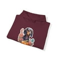 thumbnail image 4 of Autumn Pup: Dachshund & Pumpkins Hoodie Collection - Unisex Heavy Blend™, 4 of 4