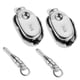 thumbnail image 1 of 2pcs 925 Conector de Plata Collar Cierre de Hebilla Hallazgos de Bricolaje, 1 of 9