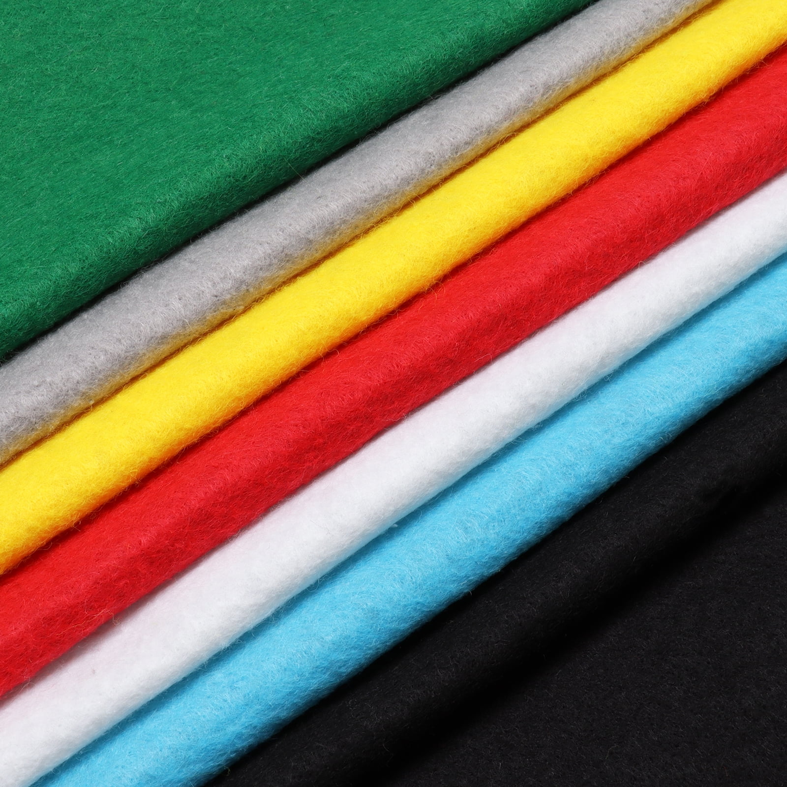Craft Felt Fabric Sewing Felt Sheets Nonwoven for Patchwork DIY, Cards, Carpet Sold by the Yard White