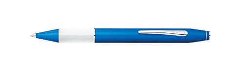 Cross Easy Writer Kugelschreiber – Ergonomischer Griff, Silber/blau, Mittelgroße Mine