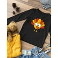 thumbnail image 3 of Tstars Thanksgiving Shirts for Boys Girls Funny Turkey Face Tie Toddler Kids Shirt Medium Black, 3 of 7