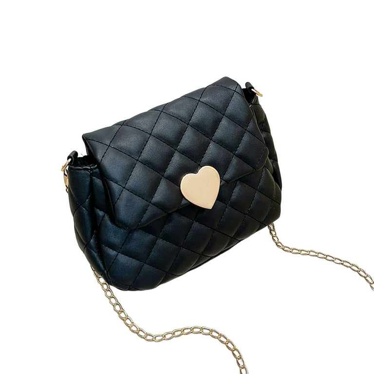 Kripyery Women Handbag Zipper Closure Large Capacity Space-Saving Flap Top  Anti-scratch Decorate Faux Leather Trendy Plaid Women Shoulder Bag Fashion