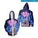 thumbnail image 1 of Sudadera con capucha y cremallera de grupo femenino Demon Hunter de K-POP, varios patrones, todas las tallas, unisex., 1 of 5