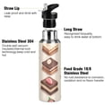thumbnail image 3 of Yayeee 33oz Insulated Water Bottle Double Wall Stainless Steel with Flip Straw Lid, Cute Chocolate Cakes, 3 of 7