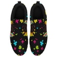 thumbnail image 2 of Autism Shoes Women Men Running Sneakers Autism Awareness Puzzle Print Tennis Walking Shoes Black Size 11, 2 of 5