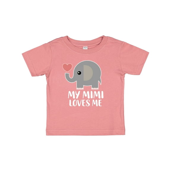 Inktastic My Mimi Loves Me Grandchild Boys or Girls Baby T-Shirt