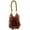 Brown, variant on Womens Beaded Shoulder Bag Acrylic Crossbody Handmade Weave Crystal Pearl Purse Tote Bags Evening Bag