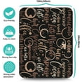 thumbnail image 5 of Coffee Bar Mat Accessories for Countertop Absorbent Hide Stain Rubber Backed Dish Drying Mats for Kitchen Counter Draining Pad Decor Gift Fit Under Coffee Maker Coffee Pot Espresso Machine (24x18in), 5 of 5