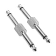 thumbnail image 1 of 2PCS 6.35mm Effect Adapter Connector Noise Reduction Guitar Pedal Coulper Conversion Plug Metal Guitar Pedal Connector, 1 of 8