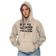 thumbnail image 3 of US Army Logo My Sis Defending Freedom Hoodie Sweatshirt Women Men Brisco Brands X, 3 of 6