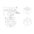thumbnail image 3 of Patas de goma Linear Motion Labs 2,9 x 3,8 cm de alta resistencia, 4 piezas, 3 of 8