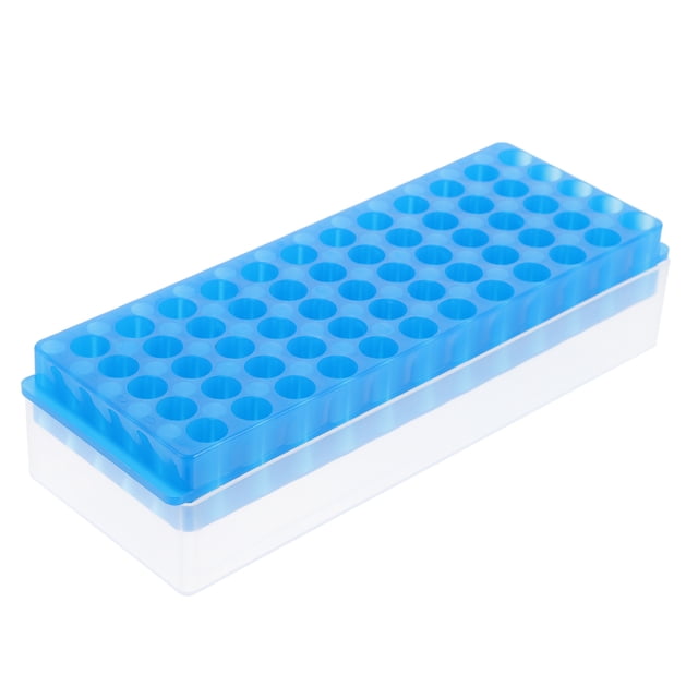 KAKOWELY Test Tube Rack 1Pc Experimental Test Tube Rack Plastic Professional 60holes Test Tube Rack7.87"X3.15"X1.97"