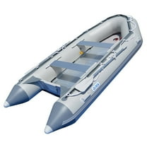 BRIS 1.2mm PVC 14.1Ft Inflatable Boat Rescue Dive Raft Power Boat