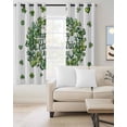 thumbnail image 2 of St Patrick's Day Kitchen Curtains Green Lucky Shamrock Wreath Spring Vintage Cafe Short Curtains for Bathroom Blackout Window Curtain Small Window Treatment Drapes for Bedroom Living Room 42"x45"x2, 2 of 9