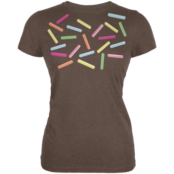 Halloween Ice Cream Sprinkle Costume Women's Juniors Soft T Shirt