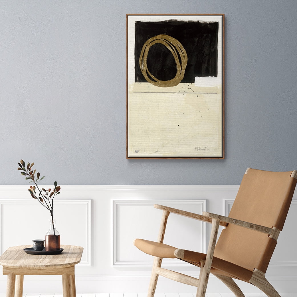 Standing Strong III Framed Premium Gallery Wrapped Canvas - Ready to Hang - 25 x 37 - Walnut Floating Frame