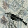 thumbnail image 2 of Goldberger, Jennifer 20x20 Black Ornate Wood Framed with Double Matting Museum Art Print Titled - Autumn Songbird II, 2 of 4