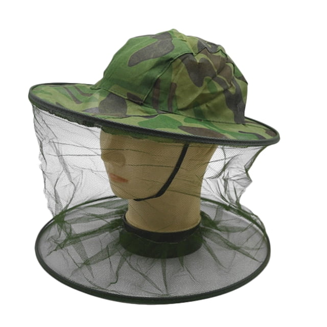 Mosquito Head Face Protector Net Hat Insect proof net hat Bugs Bee Proof Mesh Hat Outdoor Fishing Sun Cap