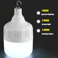 thumbnail image 6 of Portable Outdoor BBQ Camping Lights USB Rechargeable Lamp LED Emergency Bulb Hook High Power Tents Lantern Night Lights Bulb, 450W, 6 of 7