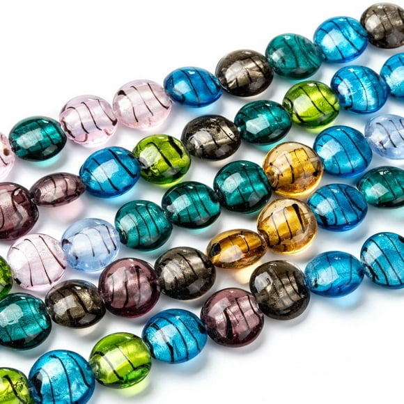flat glass beads