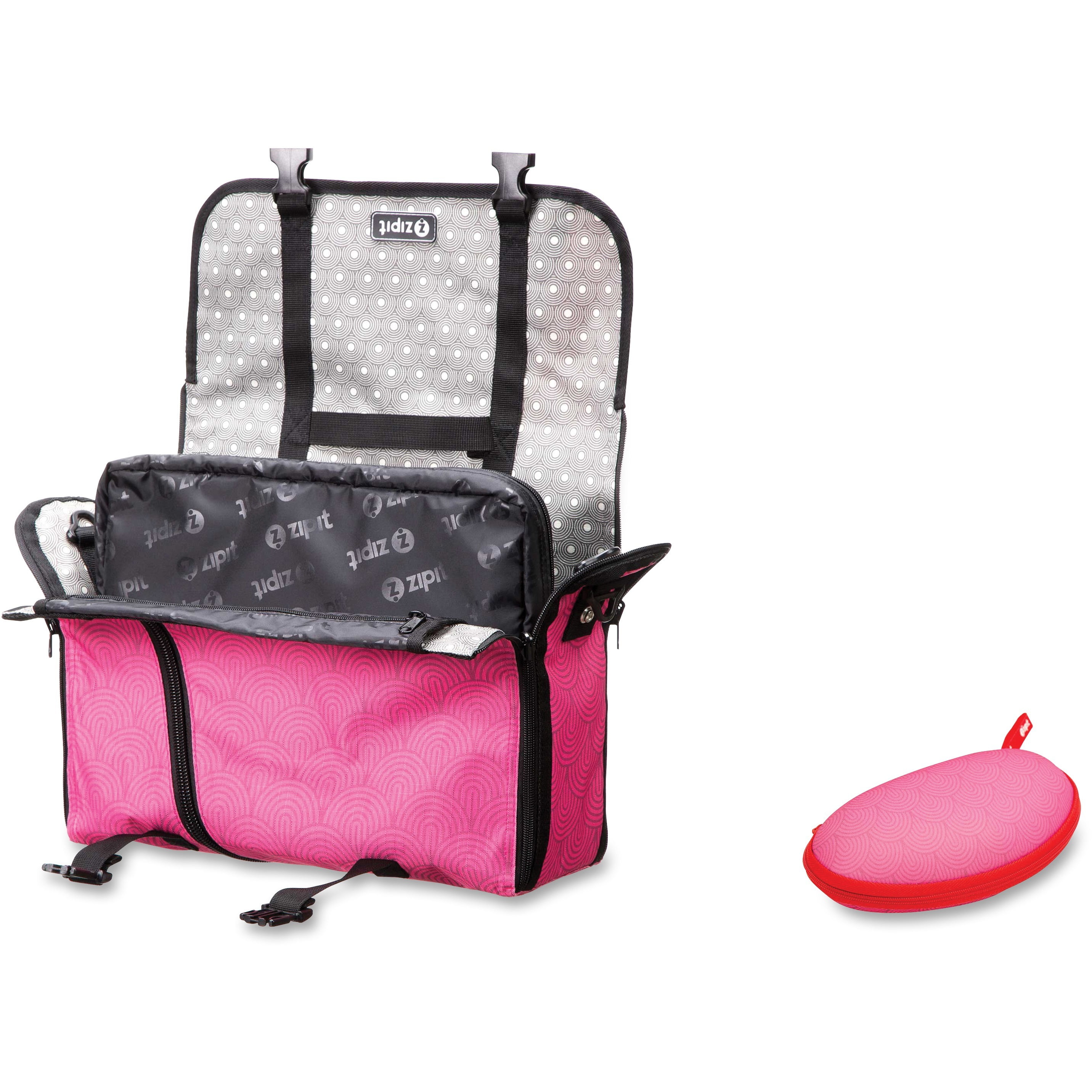 ZIPIT Carrying Case (Messenger) for 14" Notebook Pink, Gray