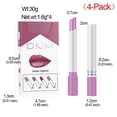 thumbnail image 2 of Set de pintalabios HUOGUO Matte Polarized Temperature Change 4 ml x4, 2 of 3