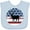 Blue, variant on Inktastic Deer Bow Hunting USA Flag Boys or Girls Baby Bib