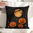 thumbnail image 6 of Halloween Night with Pumpkins and Bats Linen toss pillowcase decoration pillowcase gifting preferred 24x24 inch cushion cover 2 sets sofa pillowcase sofa bedroom living room car, 6 of 8