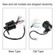 thumbnail image 2 of Universal Motorcycle LED LCD Digital Speedometer Tachometer Speed Gauge Retro Black 0-160km/h, 2 of 4