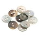 thumbnail image 1 of 10 piezas de botones de concha de perla 0.5" (12.5mm) botón redondo de concha de 4 agujeros natural para manualidades de tela camisa DIY, 1 of 6