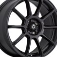 thumbnail image 2 of 1 X Konig 41B Runlite 18X8 5X4.50 73.00 Hub +35 Offset Black Wheel Rim, 2 of 3