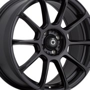 1 X Konig 41B Runlite 16X7.5 4X100 73.00 Hub +45 Offset Black Wheel Rim
