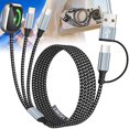 thumbnail image 1 of Cable de carga MPATIBY Travel 3 en 2 para iWatch/iPhone de 5 pies, 1 of 6