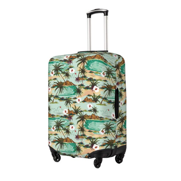 Fotbe Colorful Hawaii Palms Funda Protectora para Equipaje, Antirrayones y Resistente a la Suciedad, Compatible con Maletas de 18 a 32 Pulgadas-Small