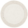 thumbnail image 2 of SAFAVIEH Braided Lars Geometric Reversible Area Rug, Beige/Ivory, 4' x 4' Round, 2 of 12