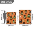 thumbnail image 4 of 60x80 inch Crystal Fleece & Arctic Fleece Blanket Soft Bed Throws for Home or Camping Cartoon Black Cats Pattern, 4 of 7