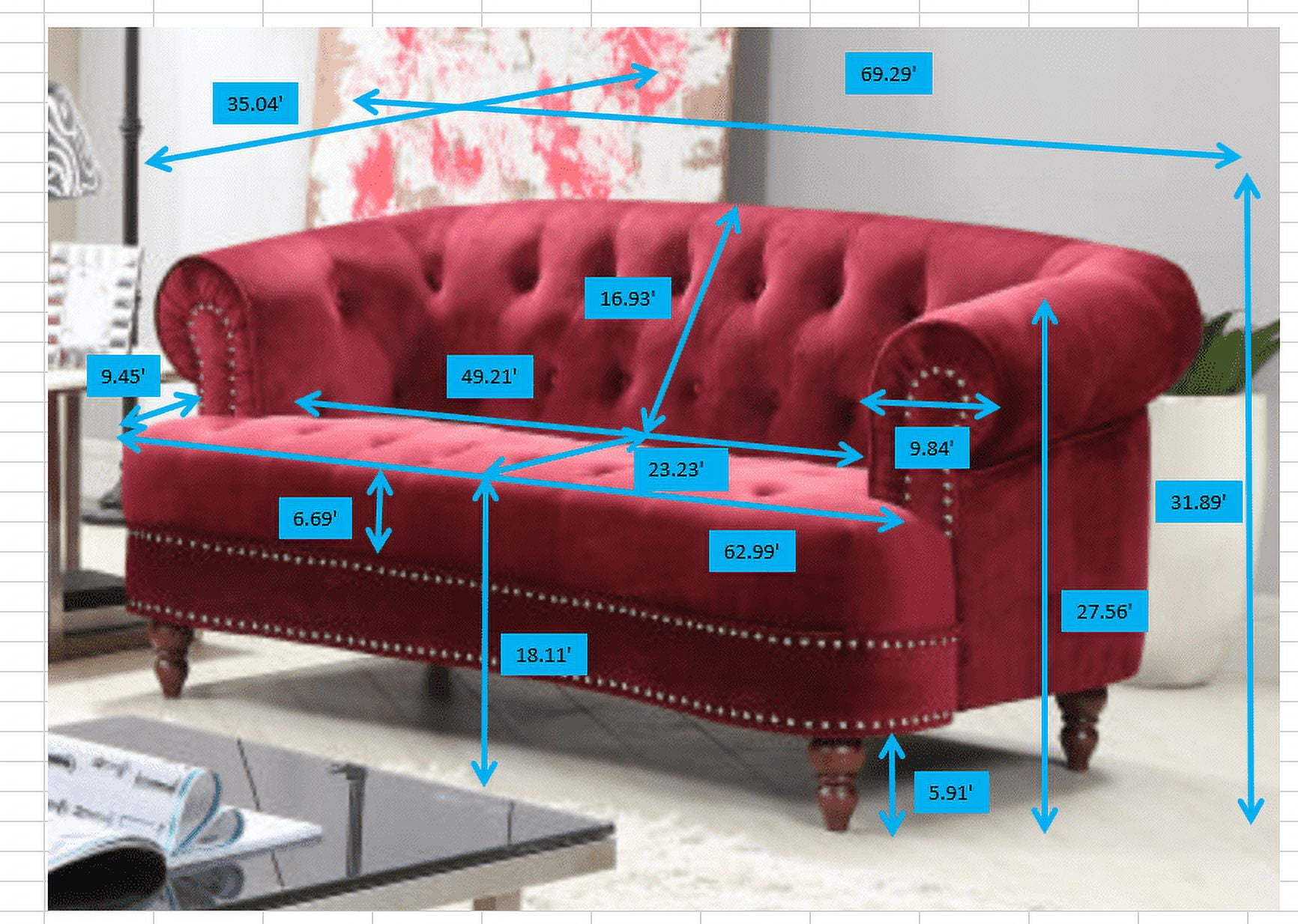 Lambdin Chesterfield Loveseat